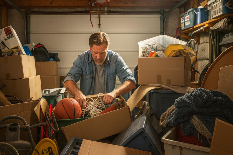Cluttered Garage