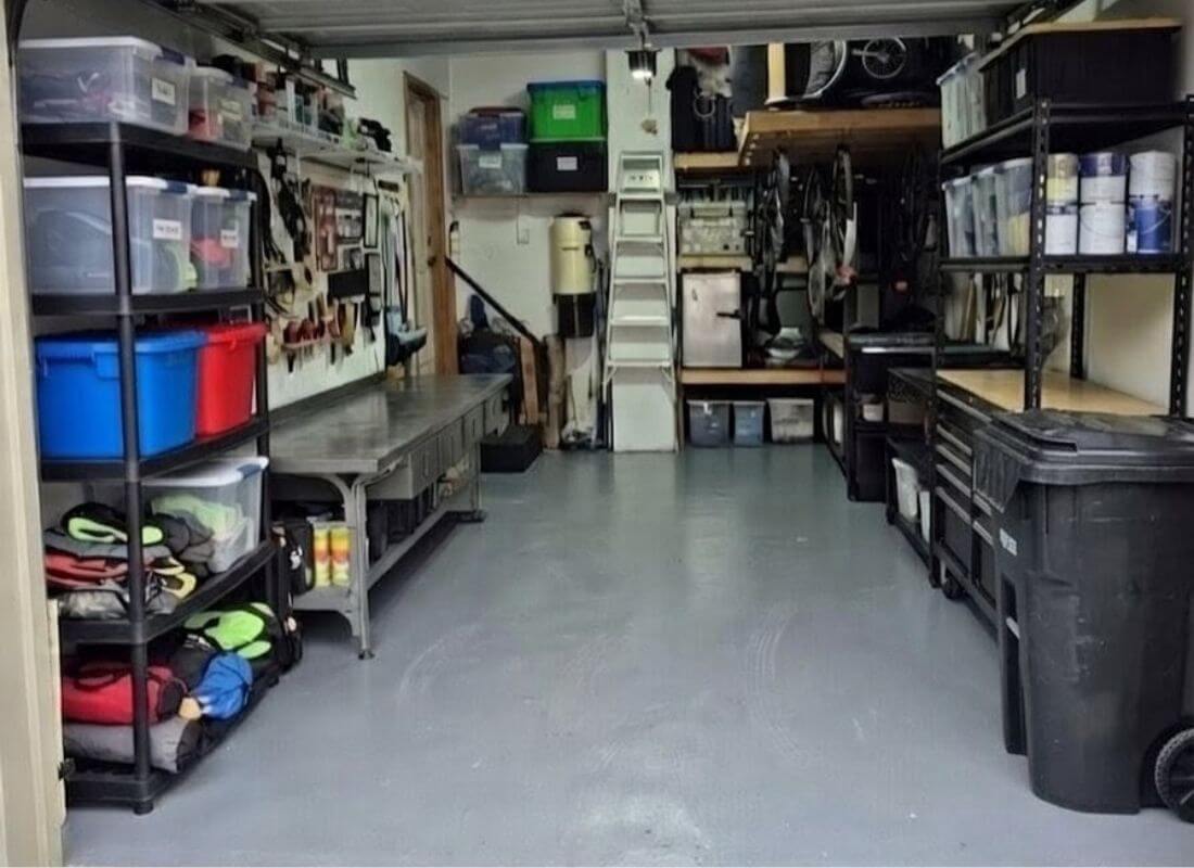Whitby Garage Organization After